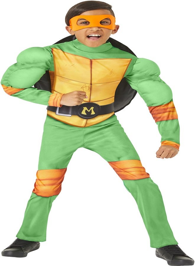 InSpirit Designs Teenage Mutant Ninja Turtles Kids Mutant Mayhem Movie Michelangelo Costume | Officially licensed Small - Image 1